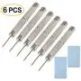AOOHOOA Cellphones SIM Card Tray Opening Removal Tool Ejector Pin Suitable for Most Smartphone (6 PCS+2 PCS of Cleaning Cloth) AOOHOOA Cellphones SIM Card Tray Opening Removal Tool Ejector Pin Suitable for Most Smartphone (6 PCS+2 PCS of Cleaning Cloth)