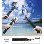 Phone Tripod, Flexible Tripod, Upgrade 4-Axis Angle Adjustment, Unique 360° Rotating Holder, Sturdy Octopus-Style Legs, and Wireless Remote Shutter for iPhone, Android Phone, DSLR Camera, and GoPro.