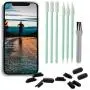 PortPlugs Port Covers (10 Pack) + 7 Piece Cell Phone Cleaning Kit, Anti-Dust Charging Port Plugs, Compatible with Apple iPhone 11, X, XS, 8, 8 Plus, 7, 6, iPads (Black) PortPlugs Port Covers (10 Pack) + 7 Piece Cell Phone Cleaning Kit, Anti-Dust Charging Port Plugs, Compatible with Apple iPhone 11, X, XS, 8, 8 Plus, 7, 6, iPads (Black)