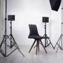 LED Video Light Kit with 2M Light Stand, SAMTIAN 2-Pack Dimmable 3200K 5500K 160 LED Photo Light Panel Lighting Kit with Large Carry Case Charger Batteries for YouTube Studio Photography Shooting