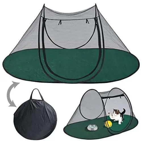 Pet Fun House Cat Dog Playpen Portable Exercise Tent with Carry Bag 189x90x78cm(74.4"x35.5"x31") Pet Fun House Cat Dog Playpen Portable Exercise Tent with Carry Bag 189x90x78cm(74.4"x35.5"x31")