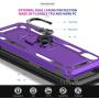 LeYi Samsung Galaxy A10e Case (NOT FIT A10) with HD Screen Protector, Military Grade Armor Full-Body Protective Phone Cover Case with 360 Degree Rotating Holder Kickstand for Samsung A10e, Purple