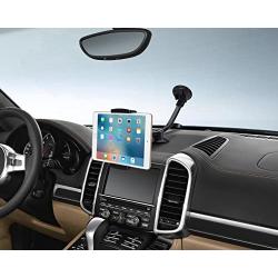 AboveTEK Long Arm Universal Car Phone Mount Holder - Windshield / Dashboard Smartphone Cradle with Two Clamps, Easily Fits iPhone 5/6/6S Plus, Samsung, iPad Tablet (3.5-8 inch) - Secure Suction Cup