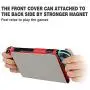 Valkit Protective Case Cover for Nintendo Switch 2017, Comfortable Soft TPU Grip Case and Ergonomic Anti-Scratch Shock-Absorption Cover with Leather Smart Cover,Red Valkit Protective Case Cover for Nintendo Switch 2017, Comfortable Soft TPU Grip Case and Ergonomic Anti-Scratch Shock-Absorption Cover with Leather Smart Cover,Red