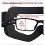 Polarized Ski Goggles OTG fit Over Glasses with Anti Fog Locking Magnetic Lens Comfortable Foam Wide Field of View for Men or Women