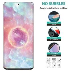 Glass Screen Protector for Samsung Galaxy Note 10/ Note10 5G, 9H Tempered Glass, Ultrasonic Fingerprint Compatible,3D Curved, HD Clear, Bubble-Free for Galaxy Note10 Screen Protector