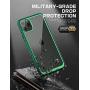 SUPCASE Unicorn Beetle Style Series Case Designed for iPhone 11 Pro Max 6.5 Inch (2019 Release), Premium Hybrid Protective Clear Case (DarkGreen)