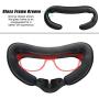 AMVR VR Facial Interface Bracket & PU Leather Foam Face Cover Pad Replacement Comfort Set for Oculus Quest