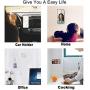 Nano Gel Pad Magic Sticker 2 Pieces,Washable Multi-Functional Universal Sticky Car Phone Holder,Application for Car,Home,Office Storage of Various Small Device and Items（2pack）