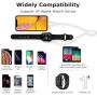 Upgraded 2020 Version ATETION Watch Charger, 2 in 1 iPhone Charger with 3.3ft/1.0m Portable Charging Cable Compatible with for Apple Watch Series 5/4/3/2/1& iPhone11/XR/X/8/8Plus/7/6/iPad4/iPad Air