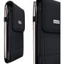 Bomea iPhone 11 Pro Max/Xs Max Holster Case - Rugged Nylon Belt Clip Case Cell Phone Carrying Pouch Holder Belt Holster for Apple iPhone 11 Pro Max/Xs Max (Fits Phone w/Otterbox Commuter Case on)