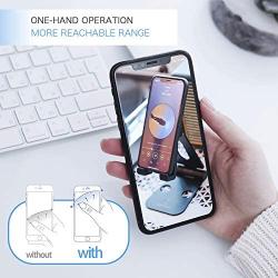 Finger Ring Stand, Lamicall Cell Phone Holder : Universal Phone Ring Cradle Kickstand Compatible with Phone Xs Max XR X 8 7 6 6s Plus 5s, Galaxy S8 S7 S6, All Android Smartphone - Sliver - 01