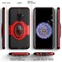 Samsung Galaxy S9 Case - eSamcore Ring Holder Kickstand Cases + Dashboard Magnetic Phone Car Mount [RED]