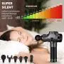 Cryotex Massage Gun – Deep Tissue Handheld Percussion Massager – Six Different Heads for Different Muscle Groups - 20 Speed Options (Grey) Cryotex Massage Gun – Deep Tissue Handheld Percussion Massager – Six Different Heads for Different Muscle Groups - 20 Speed Options (Grey)