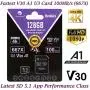 128GB Micro SD Card Plus Adapter Pack, Amplim 128 GB MicroSD SDXC Class 10 Pro U3 A1 V30 Extreme Speed 100MB/s UHS-I UHS-1 TF XC MicroSDXC Memory Card for Cell Phone, Nintendo, Galaxy, Fire, Gopro