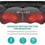 Shiatsu Neck and Back Massager with Soothing Heat, Nekteck Electric Deep Tissue 3D Kneading Massage Pillow for Shoulder, Leg, Body Muscle Pain Relief, Home, Office, and Car Use