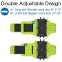 VUP Running Armband for iPhone 11 Pro Max X XR XS 8 7 6 6s Plus,Galaxy S10 S9 S8 Plus, Note 9/8/5/4,Google Pixel 3/2 XL,180°Rotatable with Key Holder Phone Armband for Hiking Biking Walking(Green)