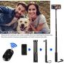 Ring Light 10" with Two Phone Holders & Tripod Stand and Bluetooth Remote for YouTube Video, Desktop Camera Led Ring Light for Streaming, Makeup, Selfie Photography Compatible with iPhone Android