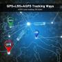 LMHOME Mini GPS Tracker Vehicle Tracker GSM GPS Locator LM002, Super Long Stanby GPS Tracker Strong Magnetic Multi-Function Free APP/Platform