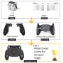 GAMESUN PUBG Mobile Game Controller Upgraded 2000mAh,Gaming Grip Joystick Trigger Adjustable Gamepad Phone Cooling Pad Power Bank for 4.7-6.5" iOS/Android Knives Out/Rules of Survival Shoot/Fortnite