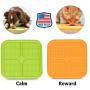 Hyper Pet Licking Mat for Dogs & Cats - IQ Treat Mat | Made in USA | Calming Mat for Anxiety Relief & Boredom Buster. Fun Alternative to Slow Feeder Dog Bowls & Snuffle Mat | Just Add Healthy Treats