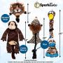Sparki Time | Dog chew Toys | Dog Toys for Aggressive chewers Large, Medium, and Small Breed | Interactive Puppy Toys | Rope Toys | Crinkle Dog Toy | Dog Toy Squeaky | Plush | Stuffed and no Stuffing