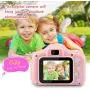 PAKESI Kids Selfie Camera, with 32GB SD Card,Best Birthday Gifts for Girls Age 3-9, HD Digital Video Cameras for Toddler-Pink