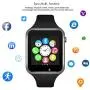 Padgene Bluetooth Smartwatch,Touchscreen Wrist Smart Phone Watch Sports Fitness Tracker with SIM SD Card Slot Camera Pedometer Compatible with iPhone iOS Android for Kids Men Women (Black) Padgene Bluetooth Smartwatch,Touchscreen Wrist Smart Phone Watch Sports Fitness Tracker with SIM SD Card Slot Camera Pedometer Compatible with iPhone iOS Android for Kids Men Women (Black)