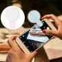4 Pack LED Phone Selfie Fill Light, Rechargeable LED Selfie Ring Light with 3 Modes Dimmable Clip Ring Lights for Camera Phone Tablets Laptop (#4)