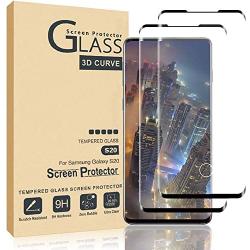 Comfort Valley Galaxy S20 Screen Protector,Full Coverage Tempered Glass[2 Pack][3D Curved] [Anti-Scratch][High Definition] Tempered Glass Screen Protector Suitable for Galaxy S20(NOT S20 Plus)