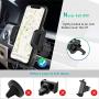 MIRACASE Car Phone Mount Universal 2-in-1 Car Phone Holder with Dashboard Air Vent Windshield Cell Phone Holder with Telescopic Arm & Dashboard Pad Fit for iPhone Samsung LG Sony Huawei and More