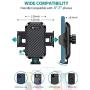 VICSEED Cell Phone Holder for Car Best View Car Phone Mount for Dashboard Air Vent Windshield 360° Rotation Strong Suction Phone Mount for Car Fit for iPhone SE 11 Pro Max Samsung S20 Note 20 10 & All