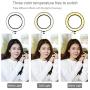 weepo Multi-Functional Anchor Live Broadcast LED Ring-Shape Fill Light Beauty Lamp On Camera Video Lights