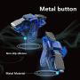 Mistique X7 Pubg Mobile Trigger Controller Battle Royale Sensitive Shoot and Aim LT016BLG for All Android and iOS Phones-1 Pair-(Midnight Blue)