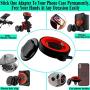 Bike Phone Mount, 360°Rotation Universal Motorcycle Handlebar Mount Adjustable Phone Mount Holder Stand Cell Phone Holder for Fits for iPhone and Any Smart Phone