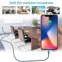 iPhone Charger,Lightning Cable【2Pack 6ft】 Nylon Braided iPhne Charging Cord with Dual Port USB Wall Charger,Travel Adapter Compatible with iPhone 11 Pro Max XS XR X 8 7 Plus 6s 6 iPad
