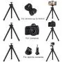 Phone Tripod, YeahWhee Flexible Cell Phone Selfie Stick Tripod Camera Tripod Stand Holder with Bluetooth Remote and Foldable Phone Clip for iPhone, Android Phone, Compatible with Sports Camera Gopro Phone Tripod, YeahWhee Flexible Cell Phone Selfie Stick Tripod Camera Tripod Stand Holder with Bluetooth Remote and Foldable Phone Clip for iPhone, Android Phone, Compatible with Sports Camera Gopro