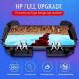 Alician for PUBG Mobile Game Controller Trigger Fire Button Six Finger with Cooler Holder for iPhone Android Smart Phone