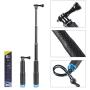 Trehapuva Selfie Stick, 19” Waterproof Hand Grip Adjustable Extension Monopod Pole Compatible With GoPro Hero(2018) Hero 7 6 5 4 3+3 2 1 Session, AKASO, Xiaomi Yi,SJCAM SJ4000 SJ5000 SJ6000 More(Blue)