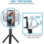 Selfie Stick Tripod, Extendable Selfie Stick with Detachable Wireless Remote and Tripod Stand Selfie Stick for iPhone 11/11 pro/X/8/7/6s/6,Samsung Galaxy S10/S9/S8/S7/Note 9/8,Huawei and More