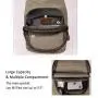 Canvas Sling Bag Small Crossbody Backpack Shoulder Casual Daypack Rucksack for Men Women Outdoor Cycling Hiking Travel