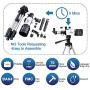 MAXLAPTER Telescope for Kids Astronomy Beginners, 150X Portable Travel Scope 300/70 HD Large View Refractor with Camera Wire Shutter, Smartphone Adapter and Backpack