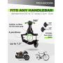 Bike Phone Mount for any Smart Phone: iPhone 11 PRO Max XS XR X 8 7 6 5 Plus Samsung Galaxy S20 S10 S9 S8 S7 S6 S5 Edge, LG. Motorcycle, Bicycle Phone Mount. Mountain Bike Mount. Bike Accessories