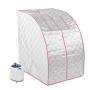 Personal Sauna, Portable Steam Sauna Tent Home Spa Full Body Relaxed and Face Spa Machine With 2L Stainless Steel Liner (EU-Plug)