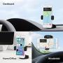 Kenu Airbase Pro | Premium Car Phone Mount | Android + iPhone Car Phone Holder for iPhone 11 Pro Max/11 Pro/11, iPhone Xs Max/Xs/XR/X, iPhone 8 Plus/8, iPhone 7 Plus/7, Samsung Phone Stand | Black