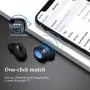 Mini Wireless Earbuds 5.0 UP to 50 Hrs Playtime, Deep Bass Stereo Sound, Advanced Noise Cancellation & Wireless 2200mAh Charging Case, Bluetooth 5.0 Headphones with Light Weight of 3G for Each Piece