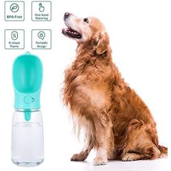 lorelo Dog Water Bottle, Portable Dog Water Dispenser Lightweight Pet Travel Water Bottle Bowl for Walking, Hiking