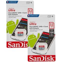 SanDisk 32GB X2 (64GB) MicroSD HC Ultra Uhs-1 Memory Card