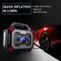 TWING Tire Inflator 12V 150PSI Digital Air Compressor Pump  Auto Car Tire Pump with Pressure Gauge LED Light, Long Cable and Auto Shut Off Compatible with Car,Bicycle and Other Inflatables (Red)