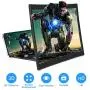 Phone Screen Amplifier, 12" 3D HD Curved Screen Amplifier Cell Phone Stands.Phone Projector Amplifier for Movies,Videos,and Gaming–Supports All Smart Phone Phone Screen Amplifier, 12" 3D HD Curved Screen Amplifier Cell Phone Stands.Phone Projector Amplifier for Movies,Videos,and Gaming–Supports All Smart Phone
